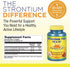 Nature's Life Strontium Plus Vitamins D3 & K2 | Bioavailable Formula May Help Support Healthy Bone Density & Joint Health | 60 Tablets