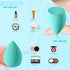 Makeup Sponge Set DUAIU 4Pcs Blender Beauty Foundation Sponges, Flawless for Liquid, Cream, and Powder with Storage Box