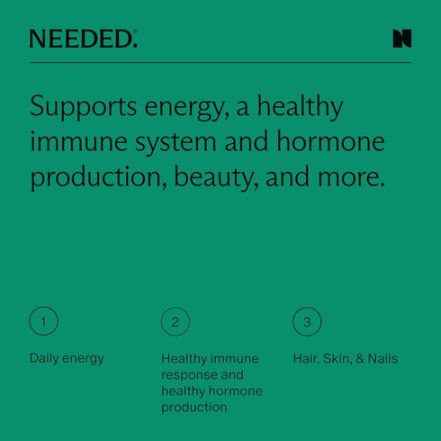 Needed. Multivitamin for Women - 23 Vitamins, Minerals, Antioxidants, Daily Supplement, 90 Count