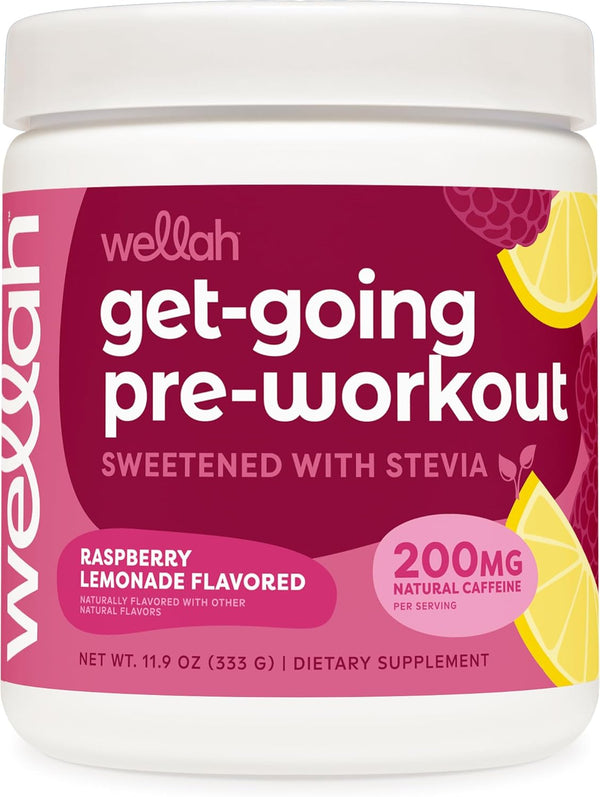 Pre-Workout Drink Mix Get-Going (Raspberry Lemonade Flavored, 30 Servings)