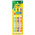 Set 3+, 3 Count GUM Crayola Marker Childrens Toothbrush, Soft Bristled Kids Toothbrush Age Suction Cup Base