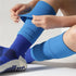 PAKHUDB 1 Sleeve(Orange,M(8-13Y)) Calf Compression Sleeves Pair Football Shin Guard with Pocket Adults Teens