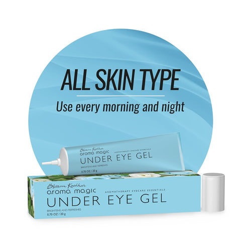 Under Eye Gel, Reduces Puffiness & Dark Circles, Lightweight Non-Greasy Formula, 0.71 Oz