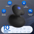 MANFLY Fully Waterproof Massage Ball, Portable Handheld Neck Massager, Multifunctional Rechargeable Muscle Massage Tool