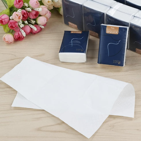 Hommp 4-ply Packs (120 Packs), Packs Pocket Facial Tissues Mini Pocket Tissue