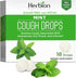 HERBION Naturals Cough Drops, Sugar Free with Stevia, Dietary Supplement, Soothes Cough, 18 Count, Mint