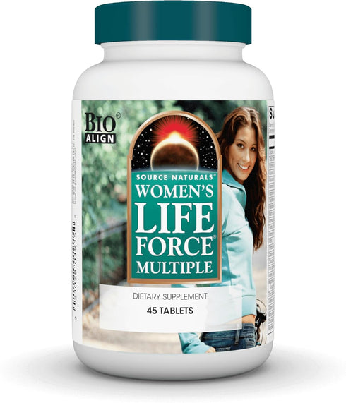 Source Naturals Women's Life Force Multiple, Daily Multivitamin & Immune Health, 45 Tablets