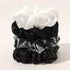 Scrunchies Hair Ties for Women - Big Silk Satin Jumbo Oversized Scrunchy Pack of 4 for Thick Hair, Decoration Hair
