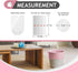Teivio Strong Trash Bags, 2 Gallon, 120 Counts, Pink, Bathroom Trash Can Liners