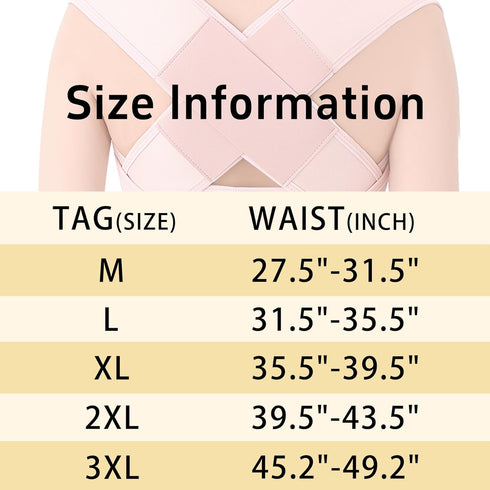 Posture Corrector for Women and Men Plus Size Full Back Support Brace Straightener Scoliosis Spine Upper Back Pain