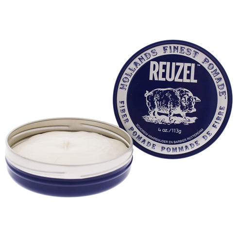 REUZEL Fiber Pomade, Firm and Pliable All Day Hold, Water Soluble, Low Shine, Easy to Wash Out