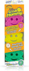 Scrub Daddy Sponge Set - Scrub Mommy Power Flower Dual-Sided Non Scratch Sponge for Dishes, 3 ct