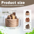 Wshxjzyay 3 Pieces Wood Diffuser for Essential Oils, Aromatherapy Diffuser Black Walnut Wood for Home Office Bedroom
