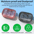 TecQach 2 Pack 3 Compartment Small Pill Box, Moisture Proof Pill Case, Travel Pill Organizer for Pocket Purse, Daily