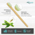 12 Pack Disposable Bamboo Toothbrushes with Built-in Toothpaste, Individually Wrapped, Soft Bristles for Travel