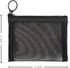 Patu Mini Zipper Mesh Bags, Size S / A7, 4" x 5", 5 Pieces, Small Travel Kit Storage Pouch for Beauty Makeup Lipstick