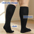 L/XL-5XL (15-20mmhg) Plus Size Compression Socks for Women Men Wide Calf Knee High Socks Support Compression Stockings