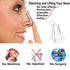 Lenlorry Nose Shaper Clip, Unisex Rhinoplasty Tool, Soft Silicone Nose Lifter and Slimming Device