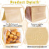 WKNGM 50PCS Bread,Sourdough,Cookie,Muffin,Bagels(5.1 3.9 11 Inches) Paper Bread Bags, Bread Bags for Homemade Bread
