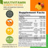 Halal Kids Multivitamin Gummies, 45-90 Days Supply, with All Essential Kids Vitamins. Toddler Vitamins with Vitamin C, D, Zinc, A, E, B6, B12, Biotin | Halal Gummy Vitamins for Kids