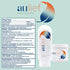 Aulief Topical Pain Relief Cream, Mint Green Gel, 2 oz Travel Tottle