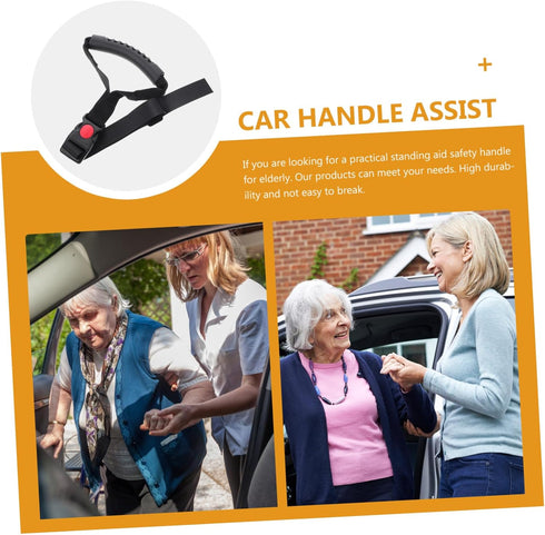 Portable Lift Aid Strap Handle for Elderly and Disabled Ergonomic Car Assist Device for Safe Transfers from Vehicles