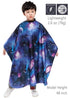 PERFEHAIR Kids Haircut Barber Cape Cover - Hair Cutting, Styling, and Shampoo with Space Starry Sky Printing