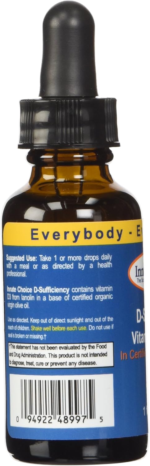 Innate Choice D3, 1 D Sufficiency Liquid Vitamin Fluid Ounce