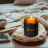 Putart 9oz Gardenia Scented Candles for Home, Natural Soy Wax Aromatherapy Organic Santal Candle for Stress Relief
