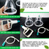 LNQ LUNIQI Set Vacuum Cupping for Breast Massage - Silicone Cups with Hand Pump for Body Contouring, Muscle Relaxation