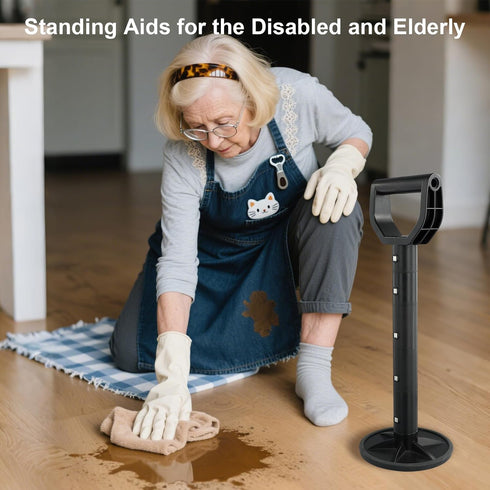 PebblePulse Standing Assist Aid for Elderly, Help Getting Up from Floor - Adjustable Height, Non-Slip Base for Safe