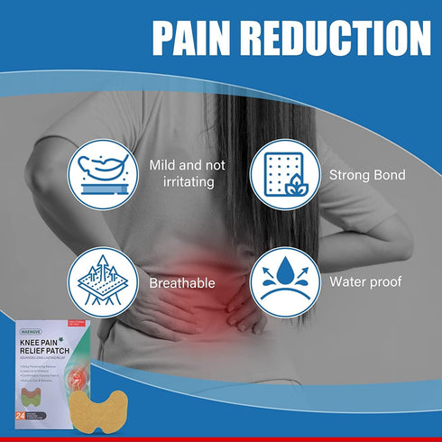 Pain Relief Patches, 24 Pcs Knee Pain Relief Patch for Joint Pain, Neck and Shoulder Muscle Soreness