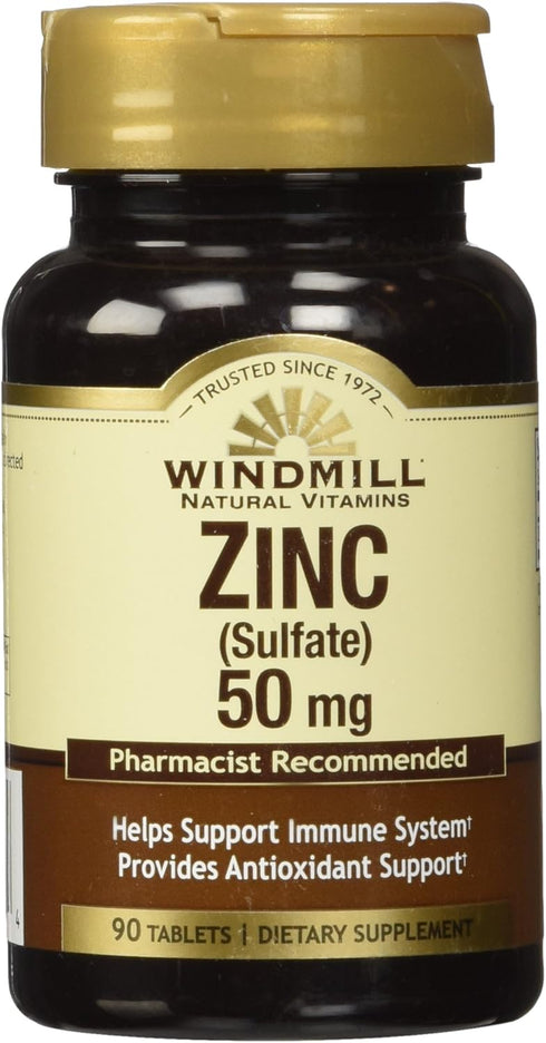 Windmill Zinc Sulfate Tablets | 90 Count