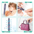Portable Nail Drill Professional Electric Nail File 20000RPM Manicure Machine Set with Sanding Bands,Nail Drill Bits and Brush for Acrylic Gel Nails(Charcoal Gray)