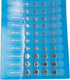 Cotchear 40pcs Alkaline Cell Batteries Assorted, 1.5 Volt AG1/LR621, AG3/LR41, AG4/LR626, AG5/LR754, AG12/LR43,
