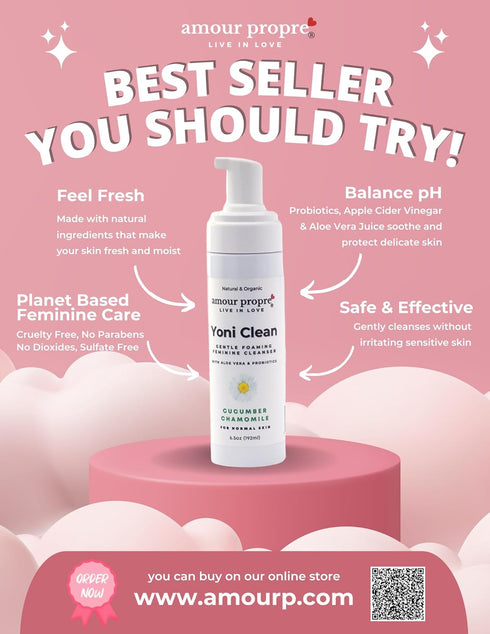 Yoni Clean - Feminine Wash with Probiotics and Apple Cider Vinegar