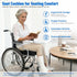 DailyCuddles Tailbone Wheelchair Seat Cushion, Premium Memory Foam Office Chair Cushion, Supportive Donut Pillow