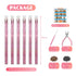 Pink Fairy Hair Tinsel Kit, 48 Inches 1200 Strands with Tools and Instruction, Glitter Tinsel Hair Extensions for Women