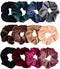 Whaline 12 Pack Hair Scrunchies Premium Velvet Scrunchy Elastic Hair Bands for Girls, Women Accessories