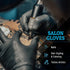Black Nitrile Disposable Gloves - Hand-E Touch Latex Free BBQ, Tattoo, Cooking, Mechanic