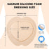 ZMZPA 7x7 (10) Sacral Foam Dressing, Sacrum Silicone Foam Dressing with Border, Large Bandage for Bed Sores On
