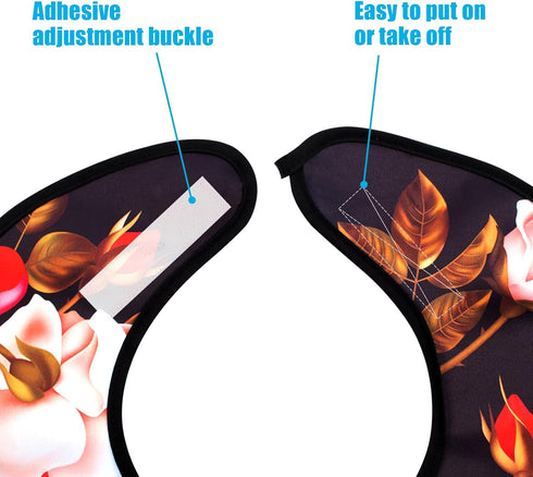 Washable Adult Bibs with Crumb Catcher - Clothing Protectors for Women