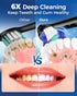 Rotating Electric Toothbrush for Adults with 8 Brush Heads (2 Types), 4 Modes, Rechargeable Power, 2 Min Smart Timer