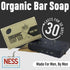 Ness Mens Soap Bar - Natural Pine Tar Scent, Organic Ingredients, Essential Oils, Handmade Vegan Soap for Men