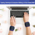 Wrist Brace, 2 PACK Adjustable Wrist Wraps for Carpal Tunnel, Comfortable Support for Weightlifting & Sports (Violet)
