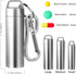 Small Pill Case Keychain, Portable Metal Pill Holder, Waterproof Mini Stainless Steel Pill Organizer