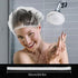 Years calm 50PS Disposable Shower Caps, Plastic Clear Hair Caps for Dyeing Assistance, Portable Travel Size