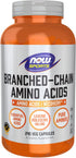 NOW Foods Sports Nutrition, Branched Chain Amino Acids, 240 Veg Capsules, With Leucine, Isoleucine, Valine