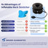 S Neck Traction Device for Instant Pain Relief - Adjustable Inflatable Neck Support Brace & Decompression Pillow for