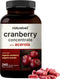 Naturebell Cranberry Pills 36,000mg with Acerola, 240 Veggie Capsules, Organic Ingredients for Urinary Tract Health